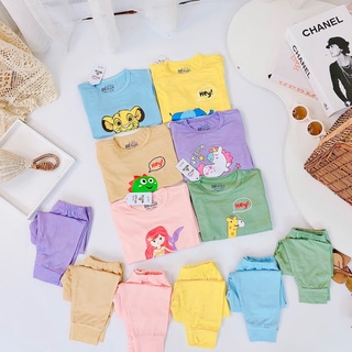 Bộ thun lạnh dài tay BB Angel cho bé trai/bé gái 5-15kg
