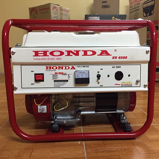 [FreeShip] - Máy Phát Điện Honda Chạy Xăng 3kw SH4500EX Đề