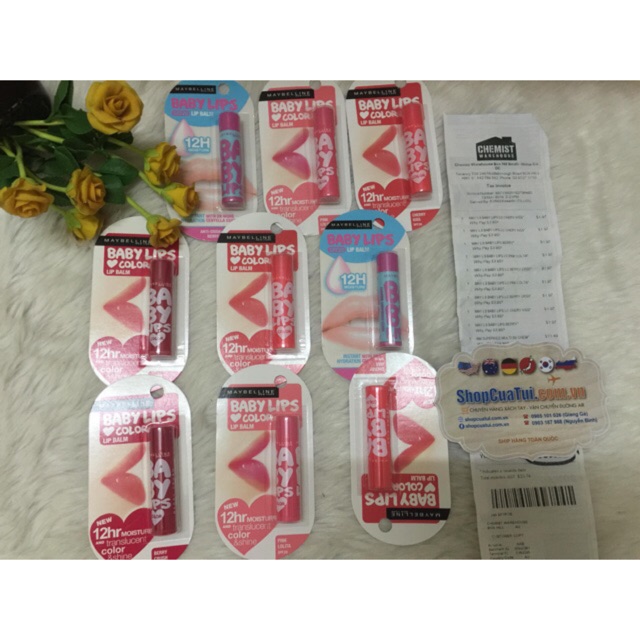 💄SON DƯỠNG ẨM CÓ MÀU baby lips maybeline siêu đẹp 🍒