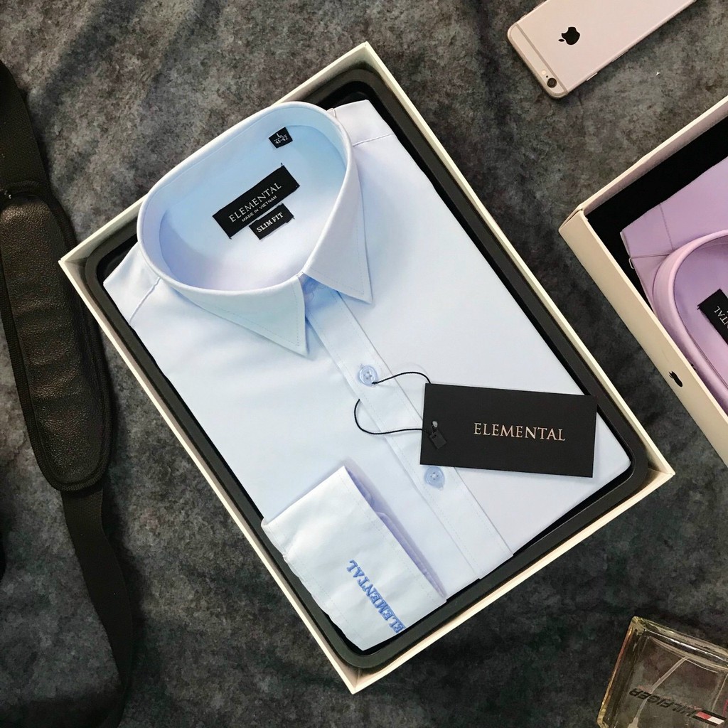 ÁO SƠ MI NAM CÔNG SỞ THÊU TAY KHÔNG NHĂN | BigBuy360 - bigbuy360.vn