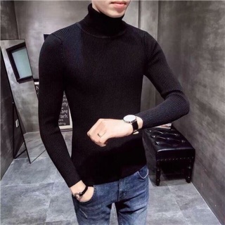 Áo len cổ lọ nam (ảnh shop chụp )
