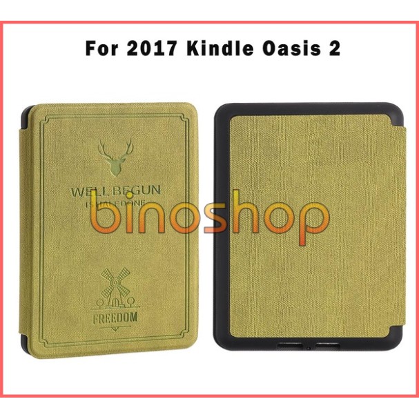 [ Kindle Oasis 2/3] Bao Da Máy Đọc Sách Kindle Oasis 2/3 - Hươu | BigBuy360 - bigbuy360.vn