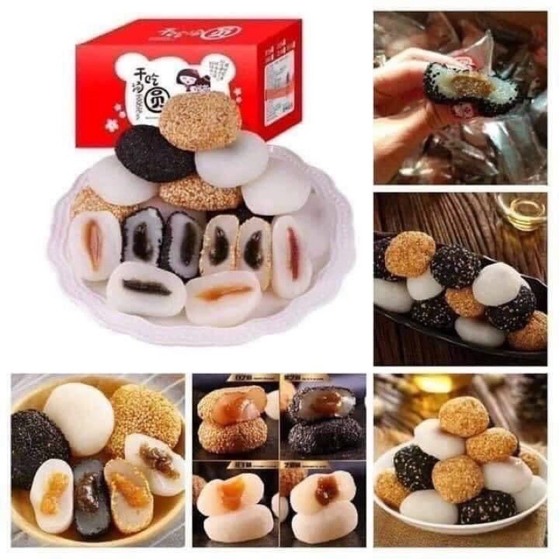 1 HỘP MOCHI TRÒN 2KG MIX SẴN VỊ