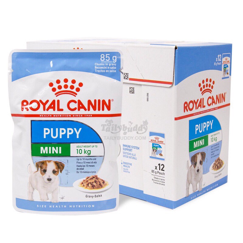 Pate cho chó con Royal Canin Mini Puppy và Adult 85g tăng cường sức đề kháng