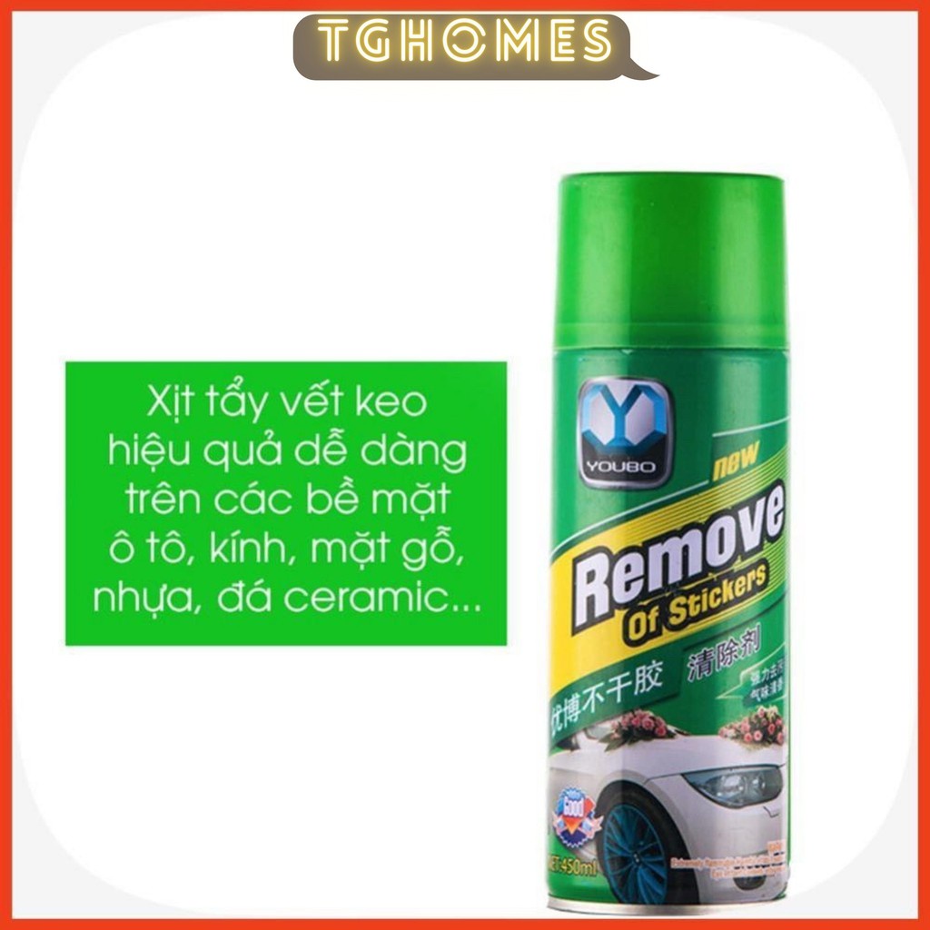 Chai Xịt Tẩy Keo Remove Of Stickers 450ml