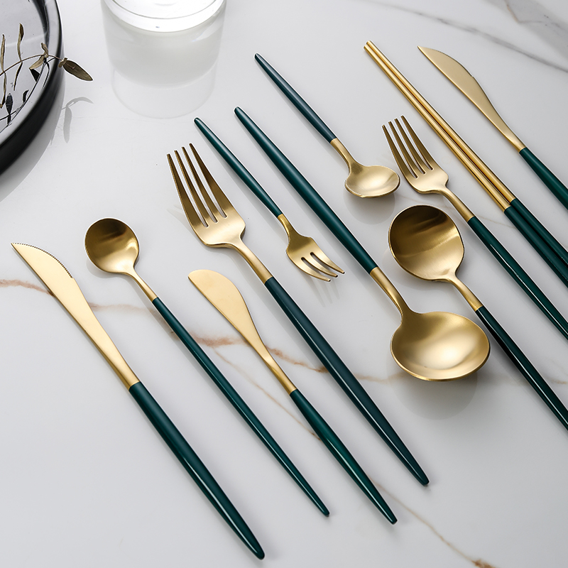 Dụng cụ ăn uống bằng thép không gỉ cao cấp 304