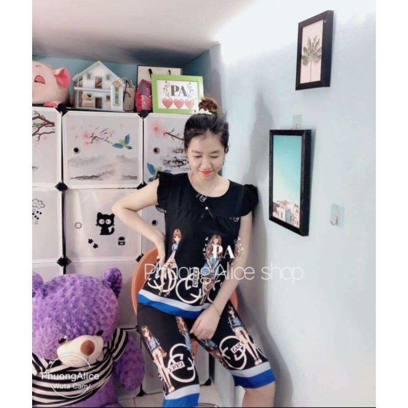 Đồ bộ nữ lửng mặc nhà