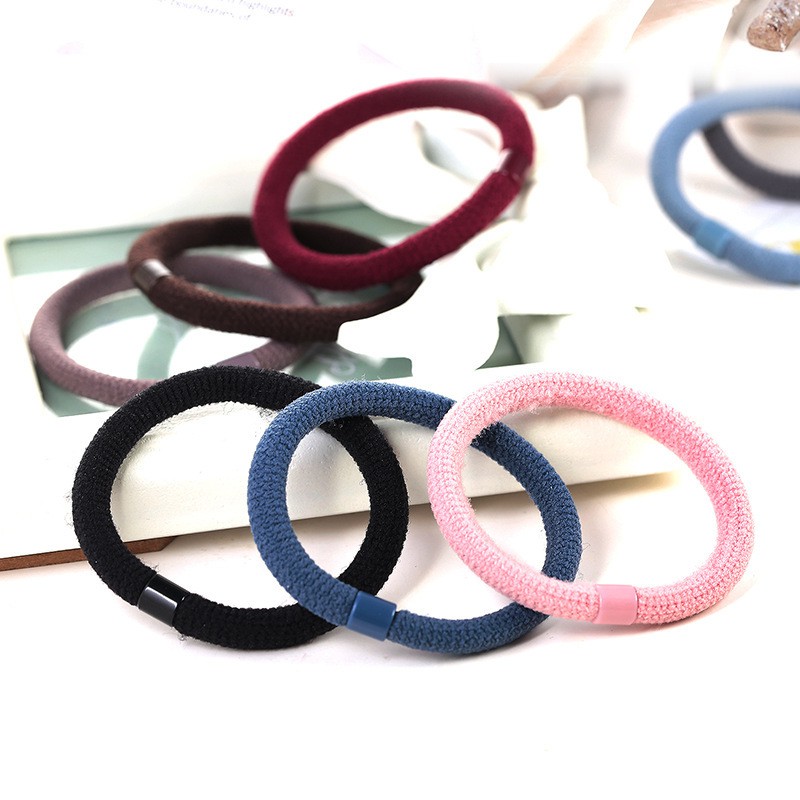 Set 10 dây cột tóc trơn