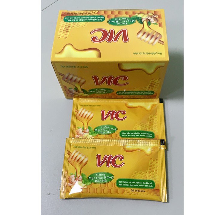 Siro VIC  - Hỗ Trợ Giảm Ho, Sổ Mũi, Đau Đầu Do Cảm Lạnh - Victory Pharmacy