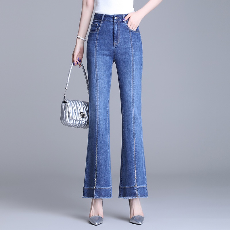 HB3203 Quần jean nữ dài ống loe hàng nhập