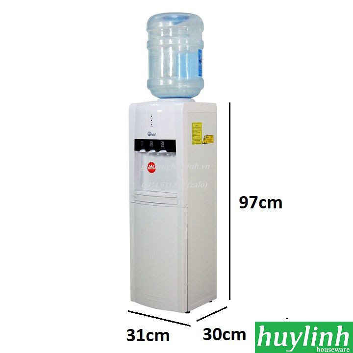 Cây nước nóng lạnh 3 vòi Fujie WD1800C - Block