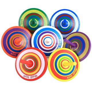 Con quay đồ chơi fidget spinner bằng gỗ giúp giảm stress cho trẻ em