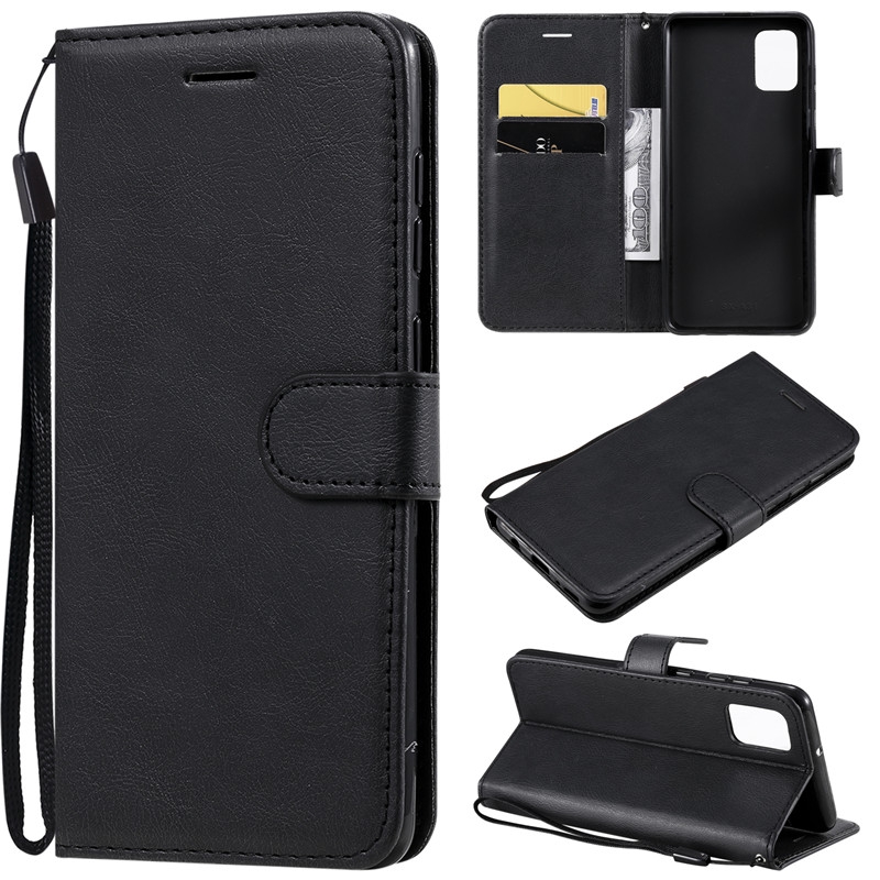 Bao da điện thoại dạng ví nắp gập làm đế đỡ cho Samsung Note 10 Lite S10 Lite A81 A91 A71 A51 A41 A31 M30S M21 A21s