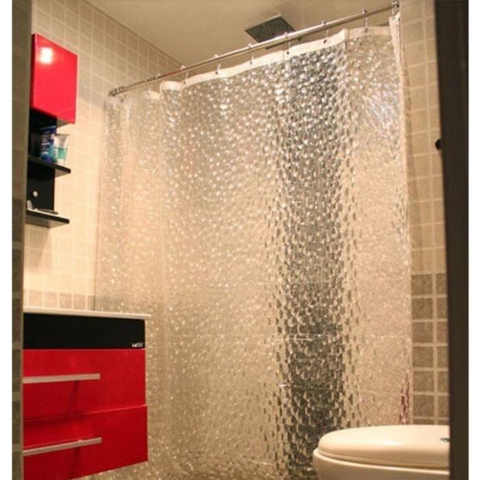 Rèm nhà tắm thiết kế 3D chất liệu EVA chống thấm nước