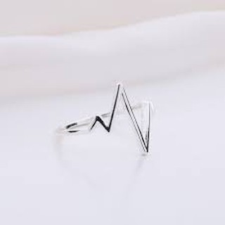 [ Phụ Kiện Thời Trang ] Nhẫn Nhịp Tim 3 màu