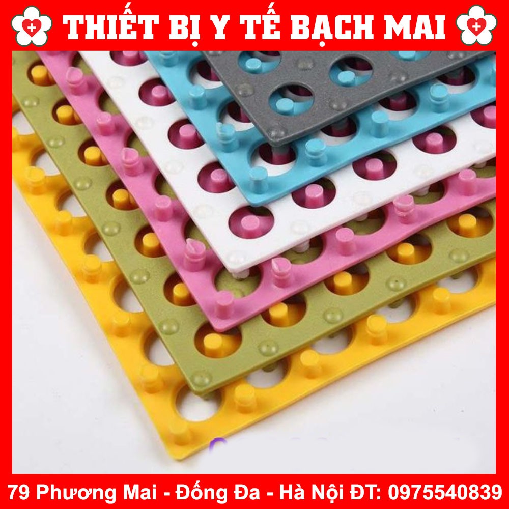 [GIÁ SỈ] Tấm Thảm Nhựa Ghép Chống Trơn Kháng khuẩn - Chống Trơn Nhà Tắm - Nhà Vệ Sinh - Kt 30x30cm