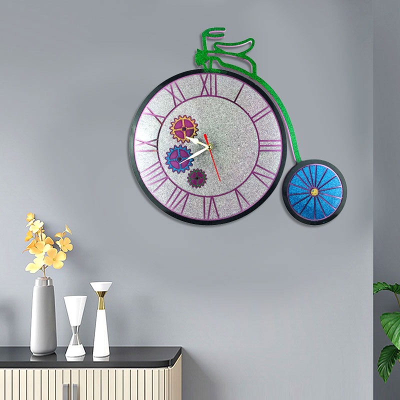 Khuôn Silicone Hình Đồng Hồ Treo Tường Trang Trí