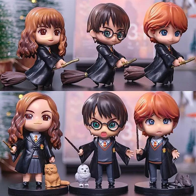 Mô hình đồ chơi tượng Chibi Phù thủy Harry Potter Ginny Weasley Hermione Granger Snape Draco Malfluna (One Piece)