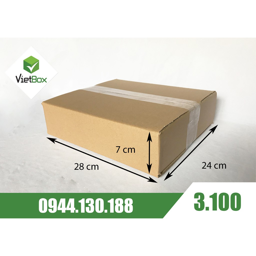 Combo 20 hộp carton 28x24x7