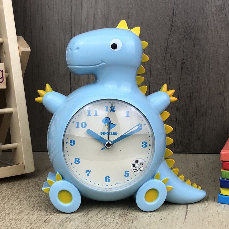 Đồng Hồ Báo Thức Để Bàn Hình Khủng Long Hoạt Hình Dễ Thương Cho Bé