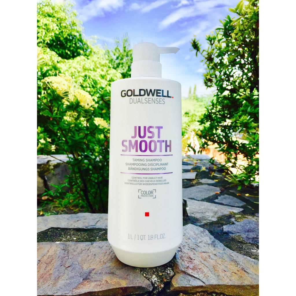 [#Goldwell - Chính hãng] Dầu gội suôn mượt Goldwell Dualsenses Just Smooth Shampoo 1000ml