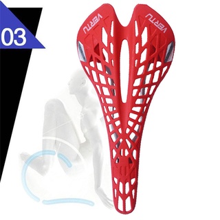 【New High Quality】Ultralight Plastic Bike Saddle Ergonomic Shock Absorption