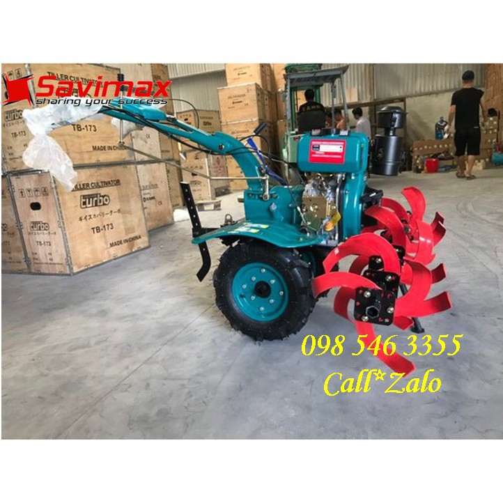 Máy cày, máy xới đất mini 5hp chạy xăng giá rẻ Turbo 170