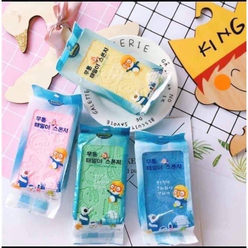 Bông tắm kỳ ghét❤️HOTSALE❤️siêu sạch, mày sắc sặc sỡ,hoa văn ngộ nghĩnh