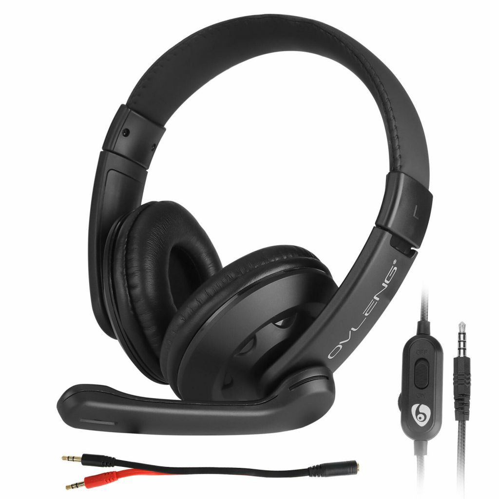 【New】 Gaming Mic Headset Stereo Over-ear Headphone For PS4/Nintendo Switch/Xbox One/PC 【ziyi】