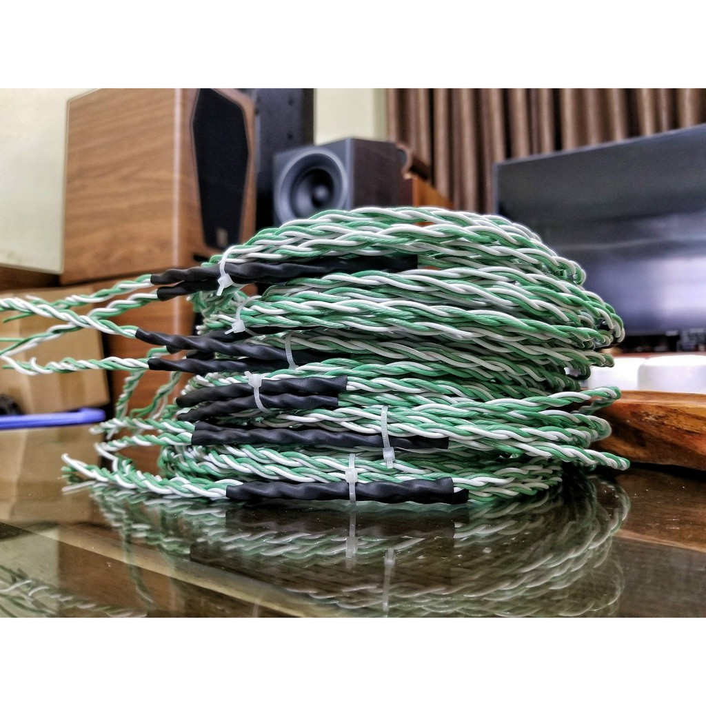 Bộ Dây Loa Quân Sự Đồng Mạ Bạc Tết 4 Lõi