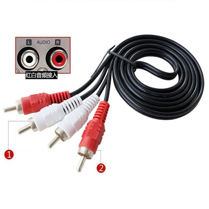 DÂY LOA AV 2 RA 2 2M CHỐNG NHIỄU LOẠI TỐT