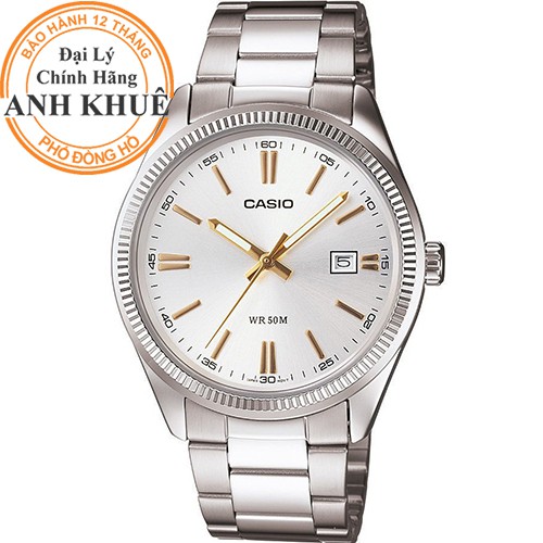 Đồng hồ nam dây kim loại Casio chính hãng Anh Khuê MTP-1302D-7A2VDF