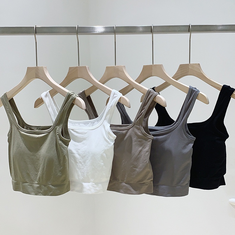 Áo Bra Tập Gym Siêu Xinh Thun Co Dãn, Bra Nữ 2 Dây Dáng Lửng ZANA BRA B833