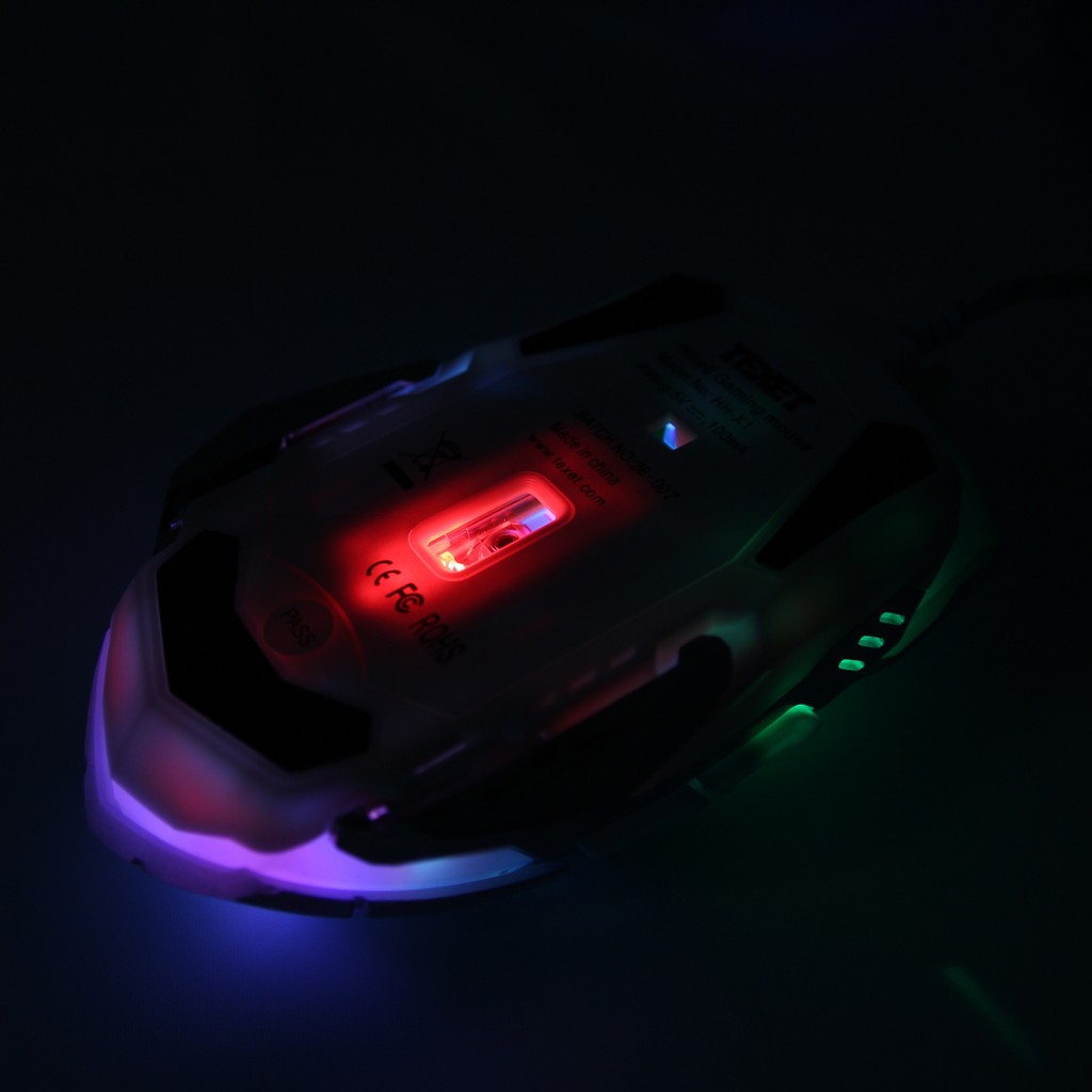 Chuột game có dây TEXET HH-X1 Trắng/Đen | BigBuy360 - bigbuy360.vn