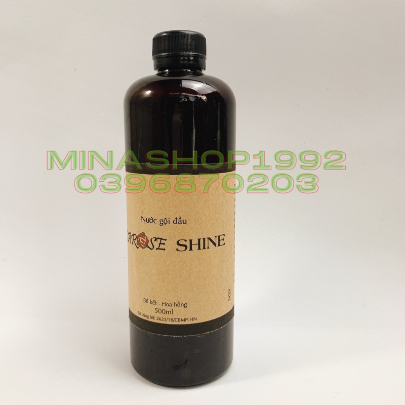 [500ML] DẦU GỘI HOA HỒNG