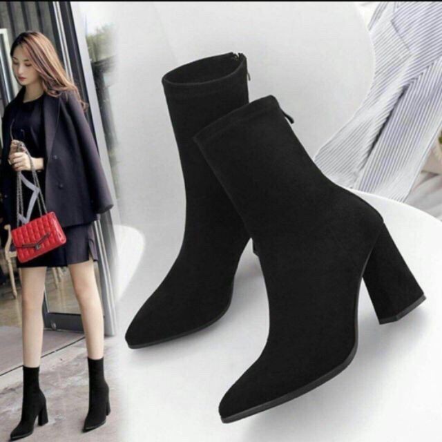 Giày bốt cao gót đế số 7 mới | BigBuy360 - bigbuy360.vn