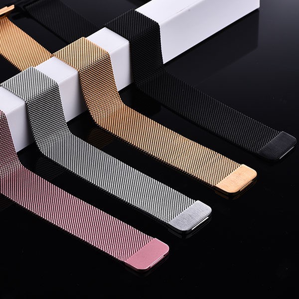 Dây Đeo Apple Watch Thép Không Gỉ - Series 5/4/3/2/1, T500, W26, W46, Dây Milanese Loop