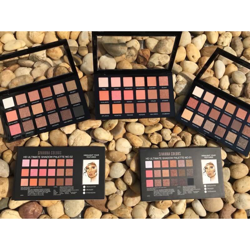 BẢNG PHẤN MẮT 18 Ô SIVANNA COLORS HD ULTIMATE SHADOW PALETTE HF375 CHÍNH HÃNG - 3374