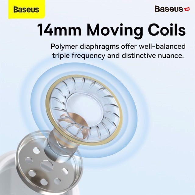 Tai Nghe Type-C Baseus Encok lateral in-ear Wired Earphone C17 Cho Smartphone & iPad Pro