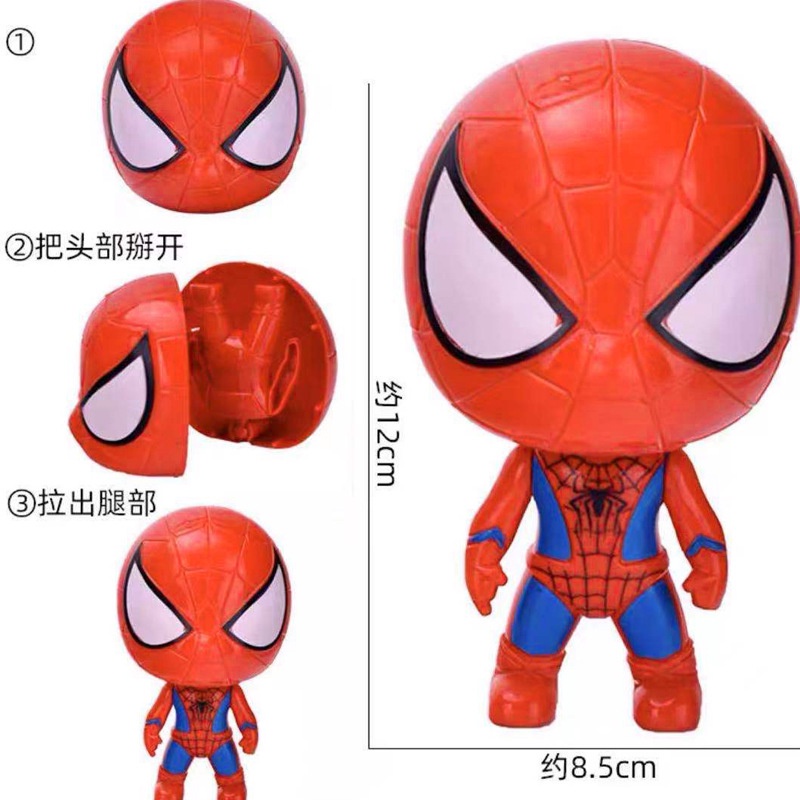 Mới Set Phụ Kiện Trang Trí Bánh Kem Hình Người Nhện Độc Đáo
