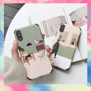 [Mã ELFLASH3 hoàn 10K xu đơn 20K] Ốp Lưng Samsung Da IMD chống bẩn, chống sốc Girl Picture - D023