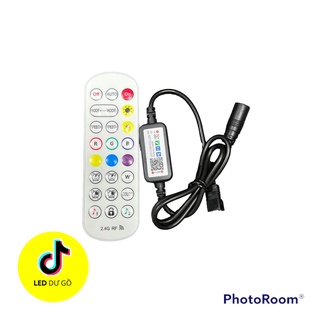 Bộ điều khiển led full màu argb ws2812 ws2811 ucs1903 với remote và điều khiển qua app