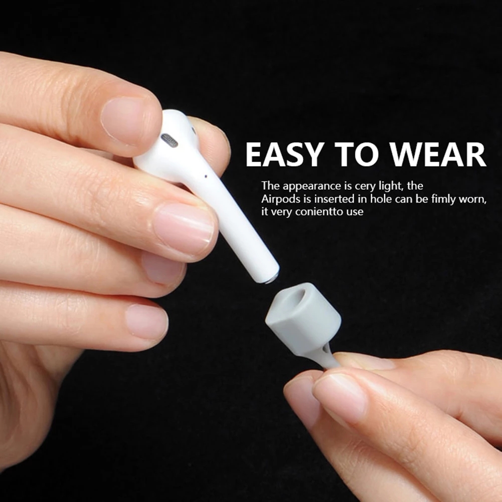 Dây Đeo Bằng Silicon Chống Thất Lạc Cho Tai Nghe Apple Airpods