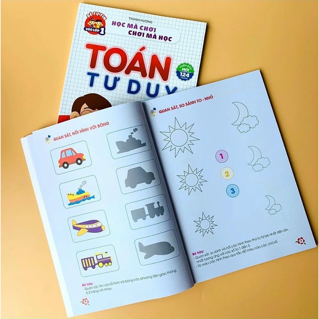 Đồ chơi tư duy học toán giúp bé làm quen với toán