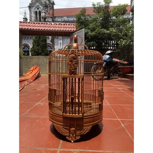 Lồng chim Hoạ Mi đục tích đại bàng siêu đẹp