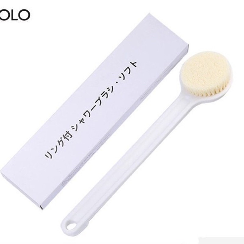 Cây bàn chải cọ lưng chà lưng Nhật Bản có hộp (chuyenhanggiadung123)