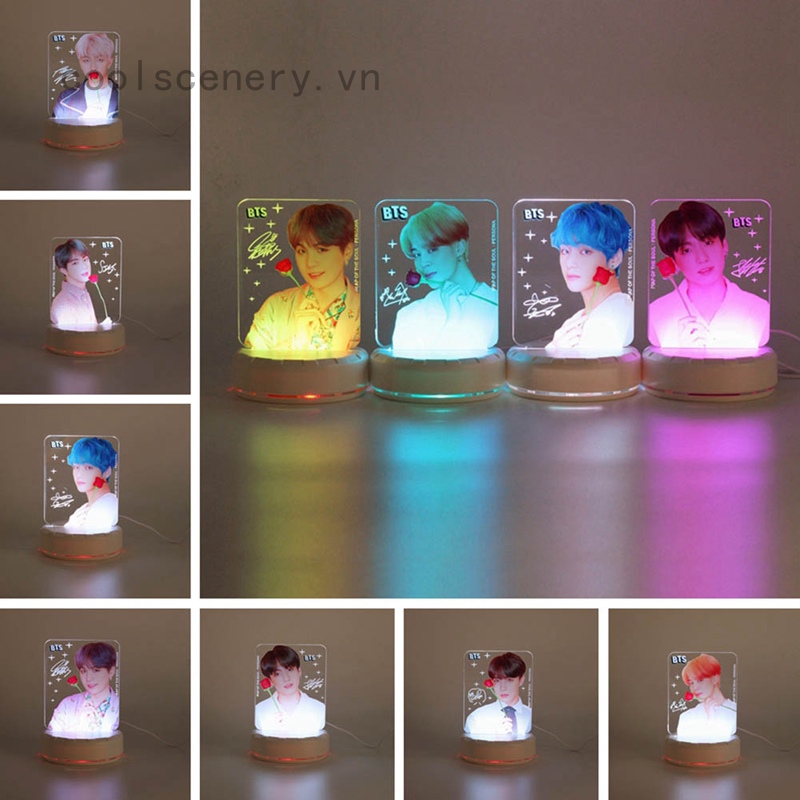 Đèn LED để bàn hình nhóm nhạc KPOP BTS