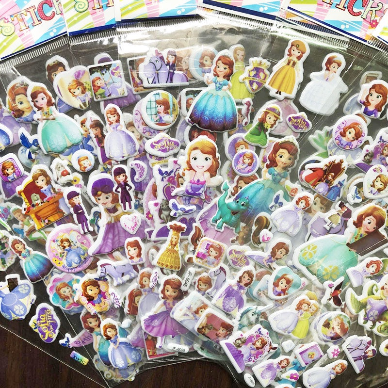 Miếng Dán 3D Hình Heo Peppa Pig Hoạt Hình Ba Chiều Dành Cho Trẻ Mẫu Giáo