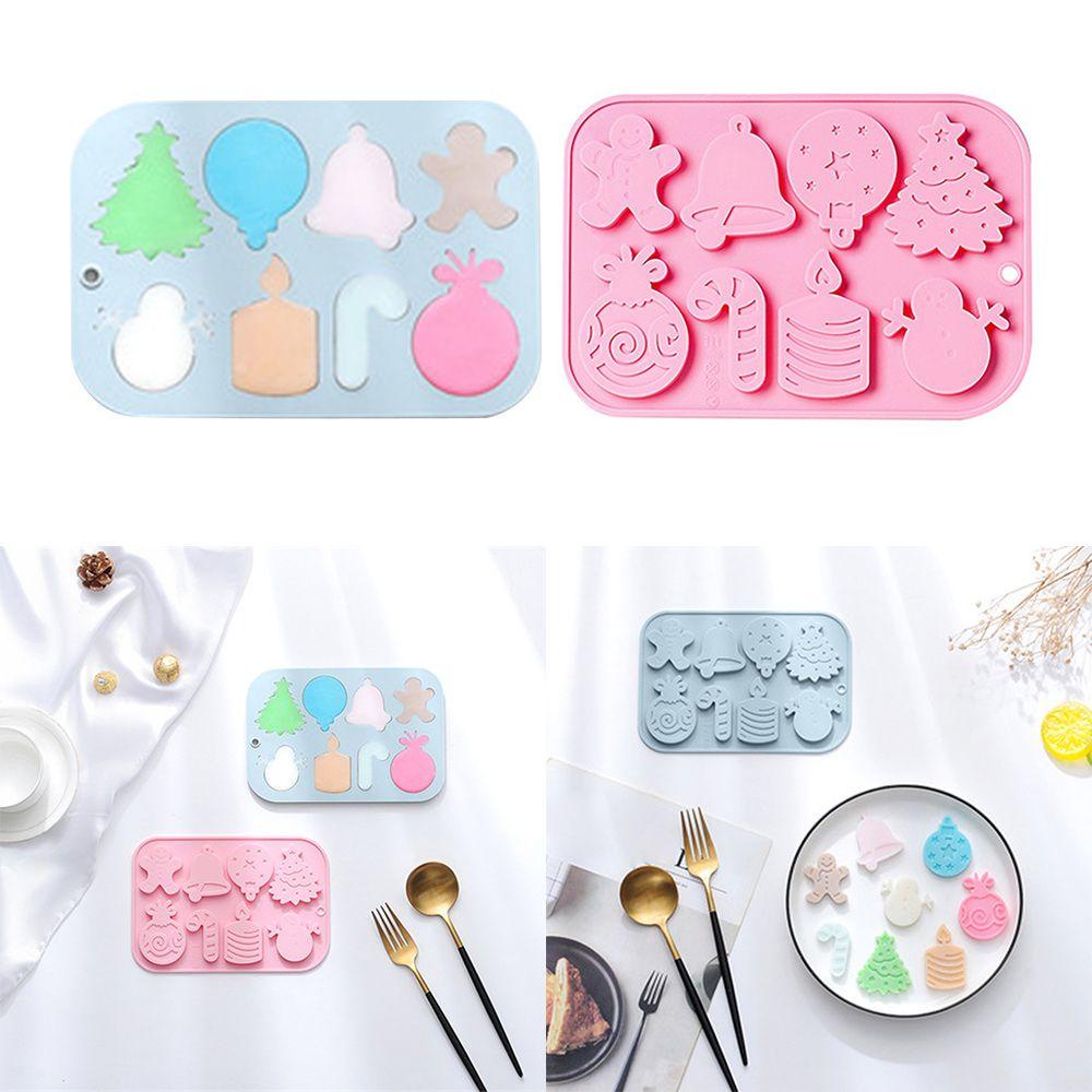 Khuôn Silicone Làm Xà Phòng / Sô Cô La Chủ Đề Giáng Sinh