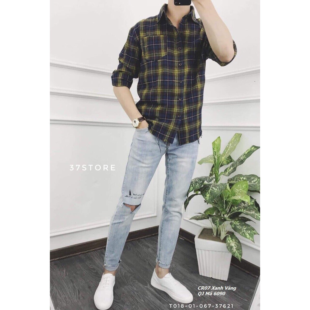 Quân jean nam cao cấp jean theo set bộ chuẩn đẹp vải dày co dãn from chuẩn như hình